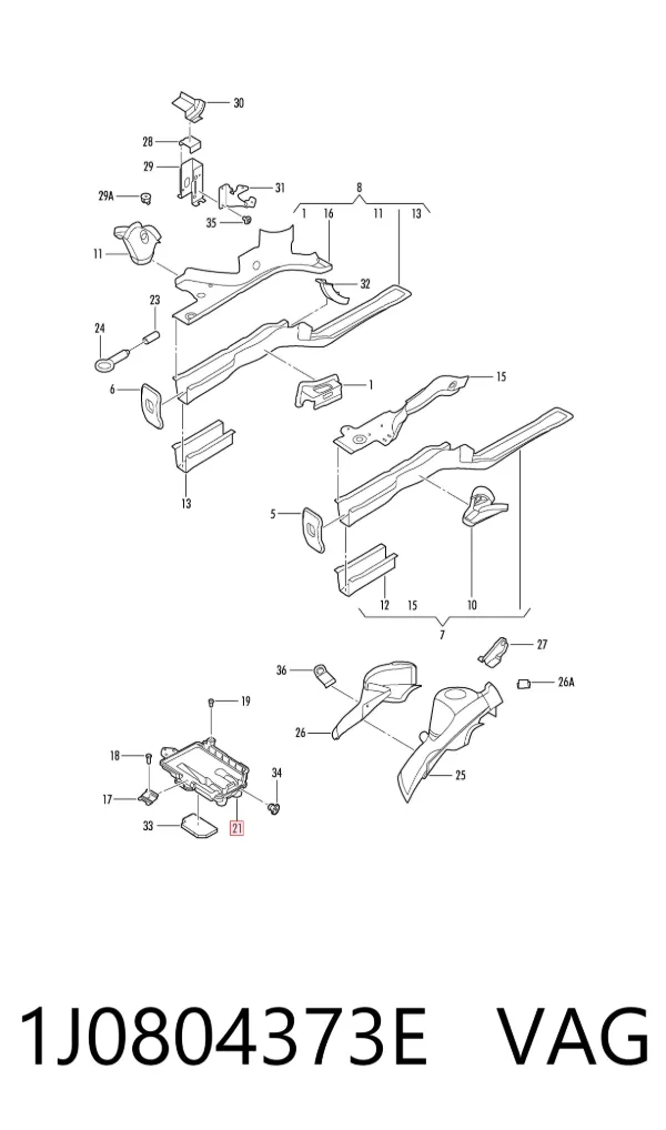  1J0804373E VAG