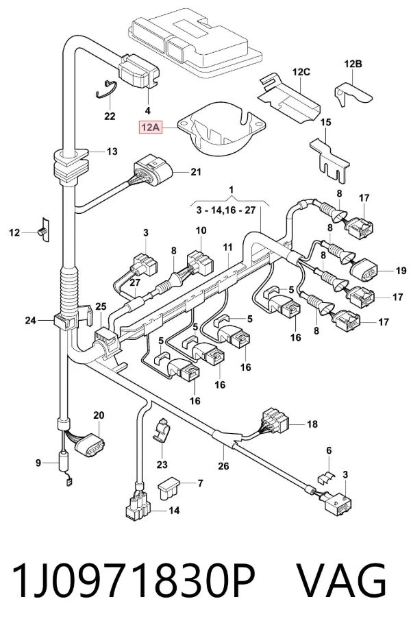  1J0971830P VAG