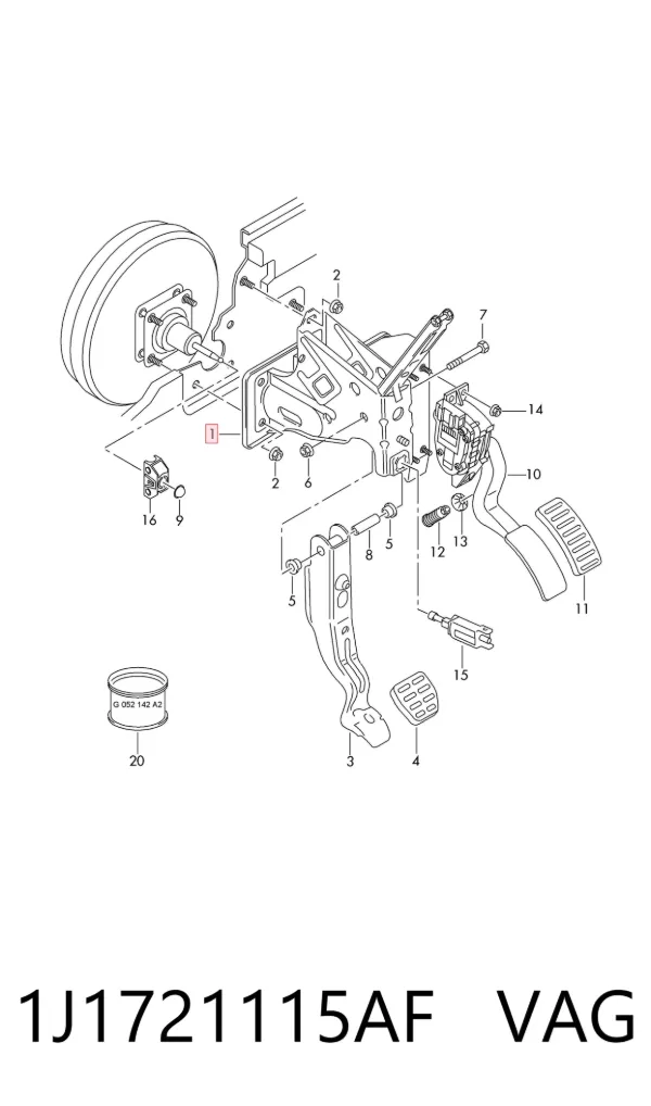  1J1721115AF VAG