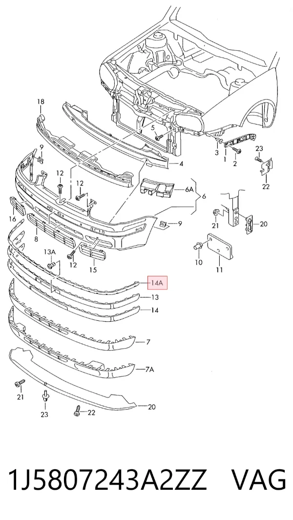 1J5807243A2ZZ VAG