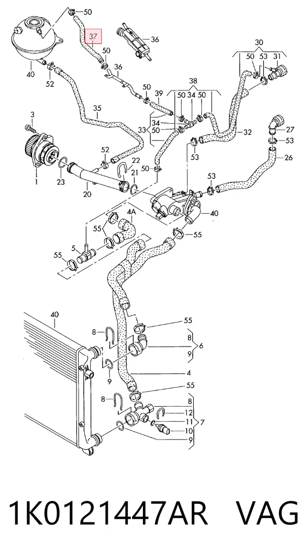 1K0121447AR VAG