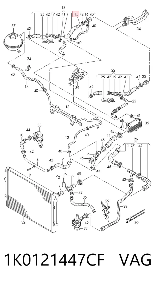  1K0121447CF VAG