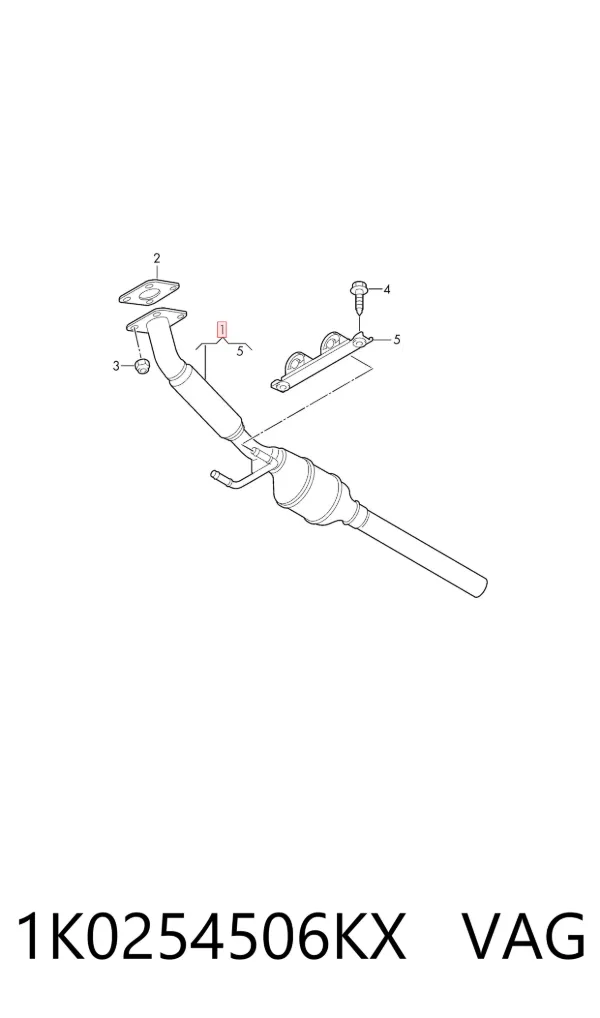 Catalizador 1K0254506KX VAG