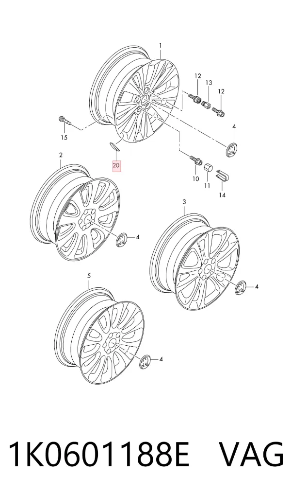  1K0601188E VAG