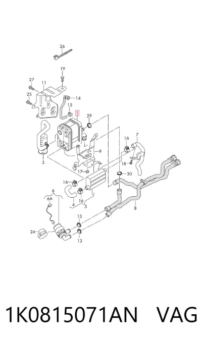 Calefactor autónomo VAG 1K0815071AN