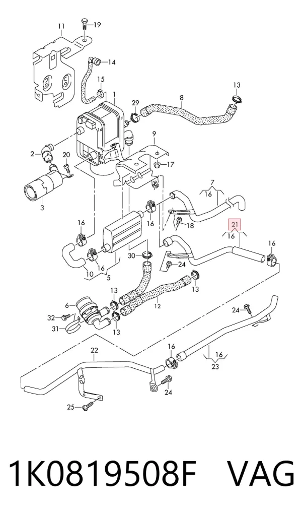  1K0819508F VAG