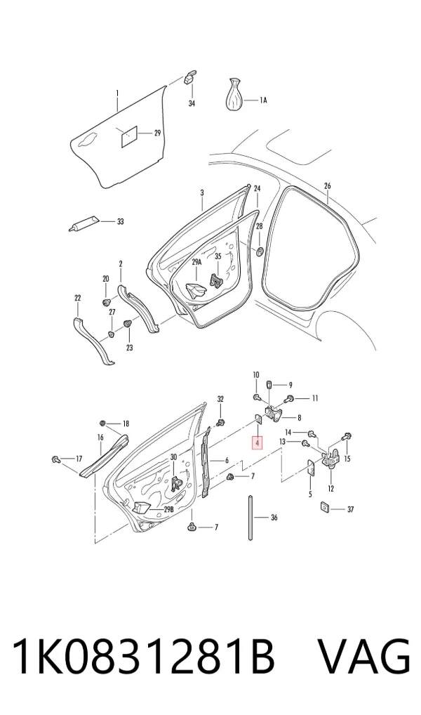  1K0831281B VAG