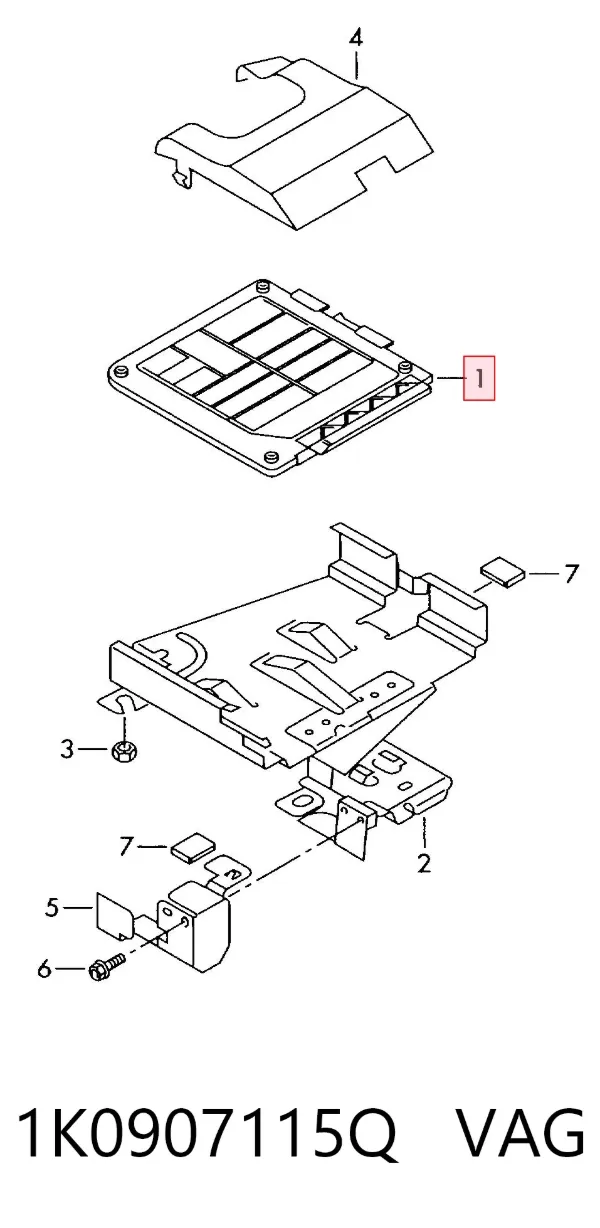 ECU 1K0907115Q VAG