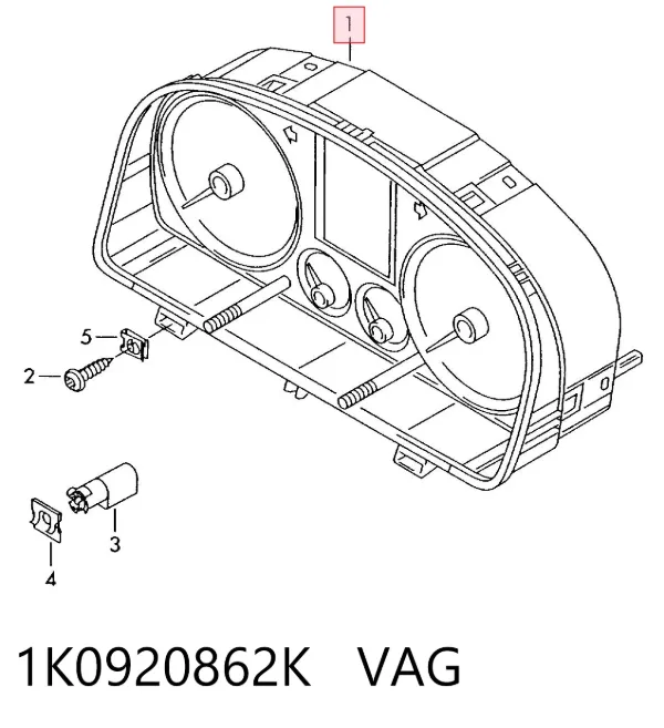 Cuadro instrumentos 1K0920862K VAG