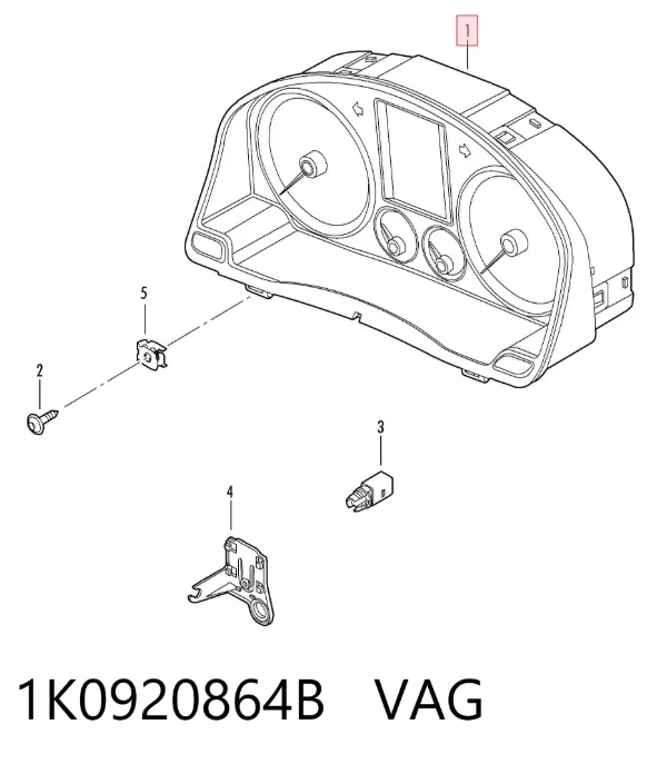 Cuadro instrumentos 1K0920864B VAG