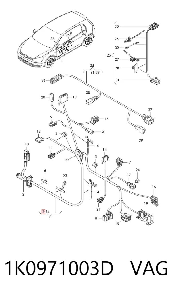  1K0971003D VAG