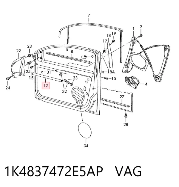  1K4837472E5AP VAG