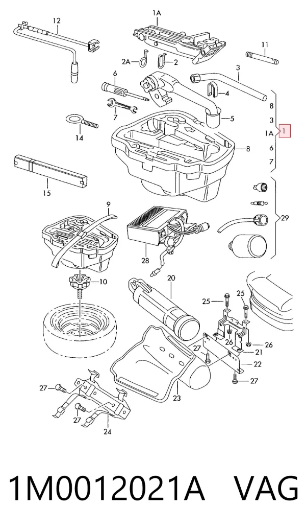  1M0012021A VAG