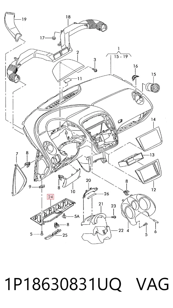  1P18630831UQ VAG