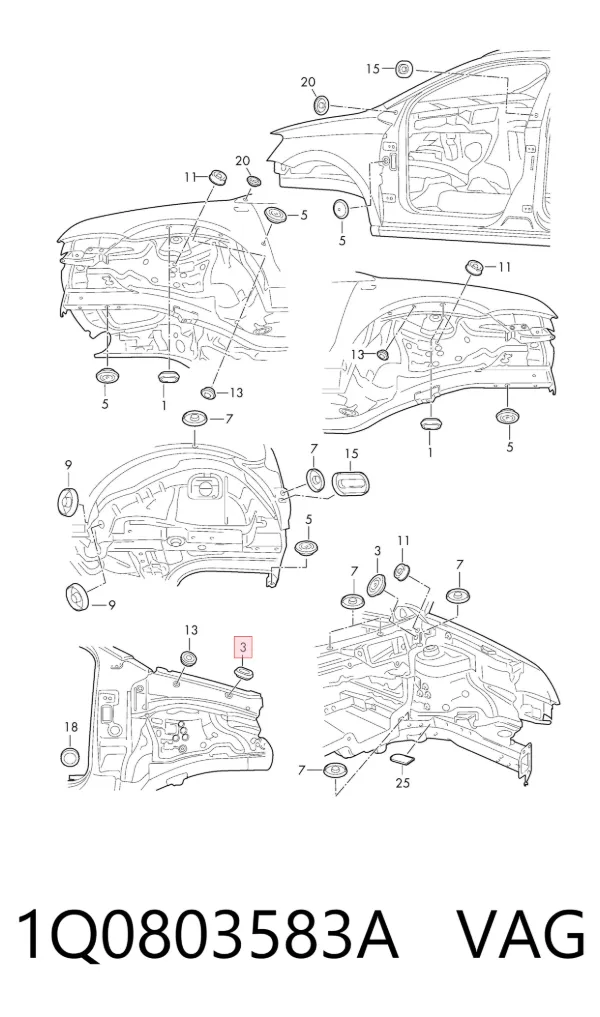  1Q0803583A VAG