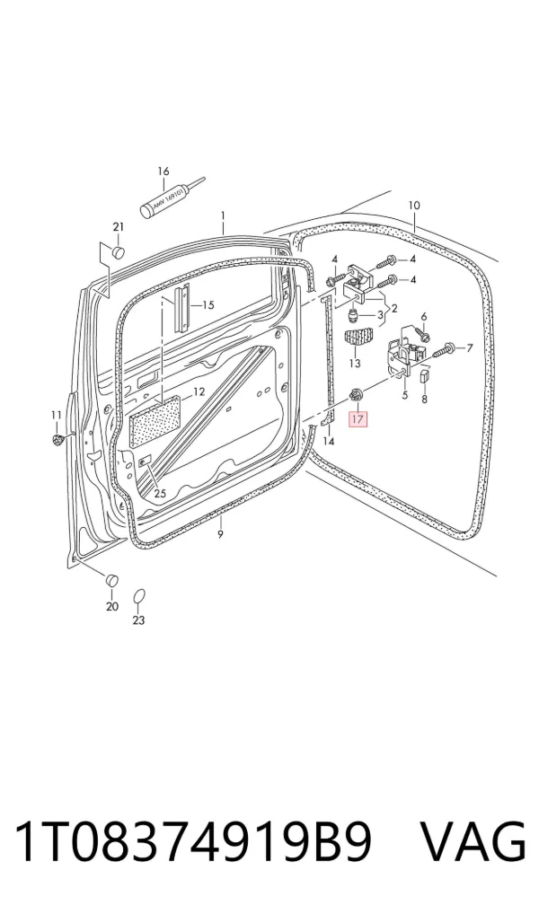  1T08374919B9 VAG