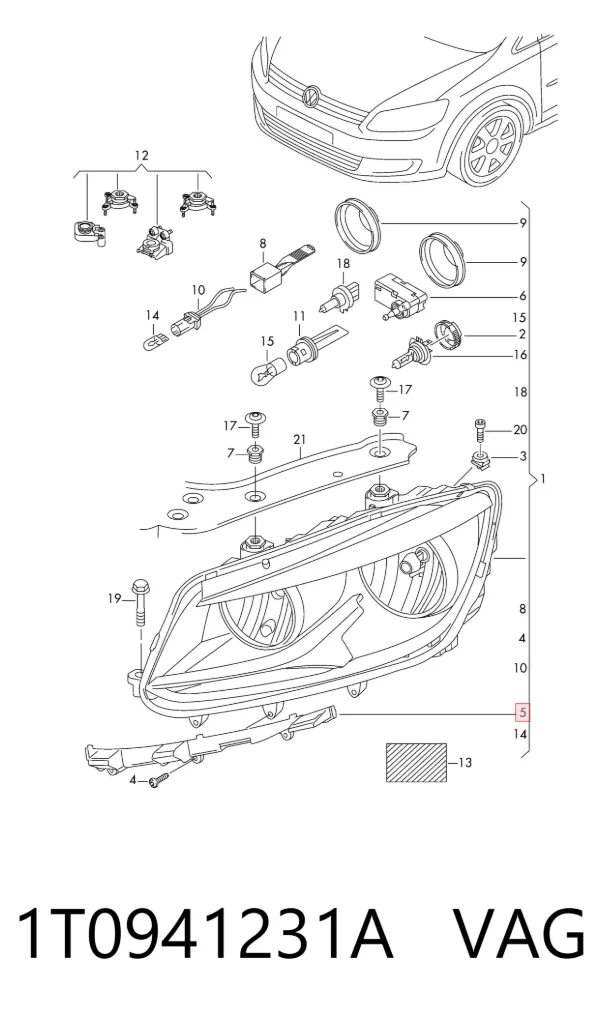  1T0941231A VAG