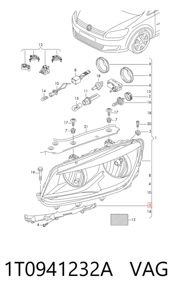  1T0941232A VAG