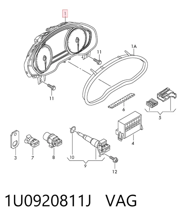 Cuadro instrumentos 1U0920811J VAG