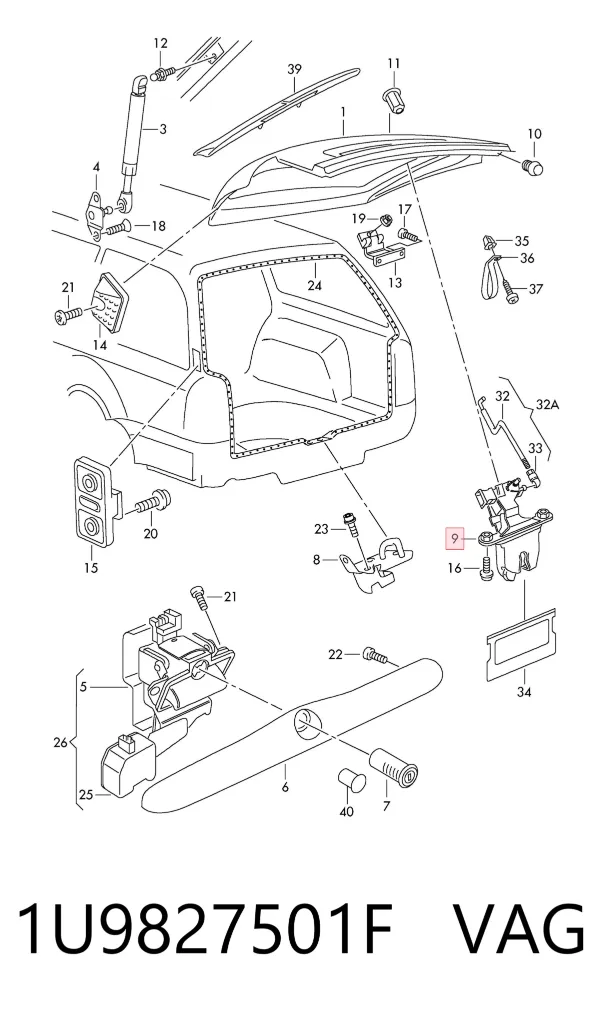  1U9827501F VAG