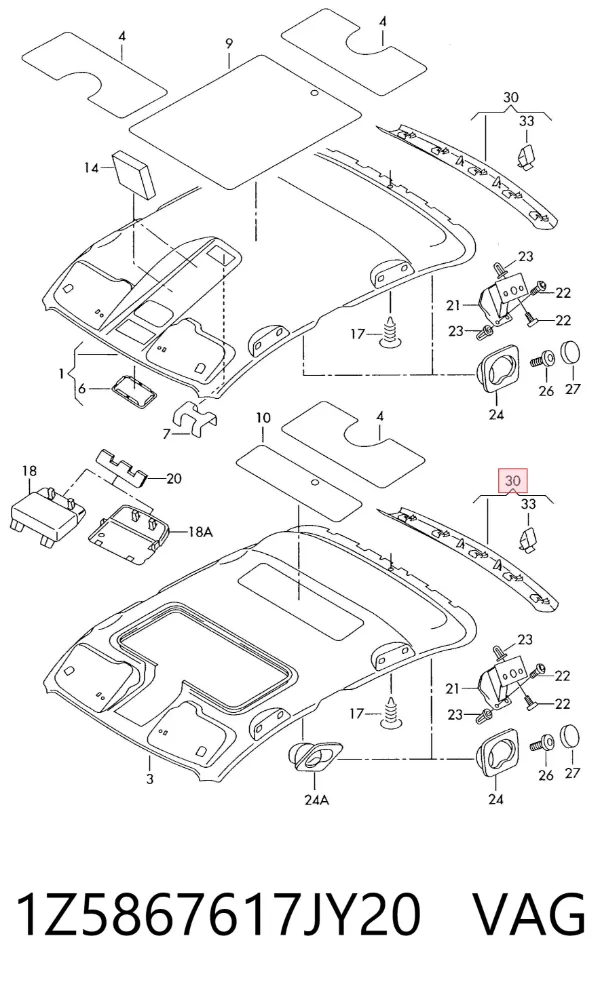  1Z5867617JY20 VAG