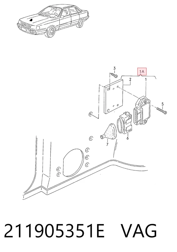 Modulo de encendido 211905351E VAG