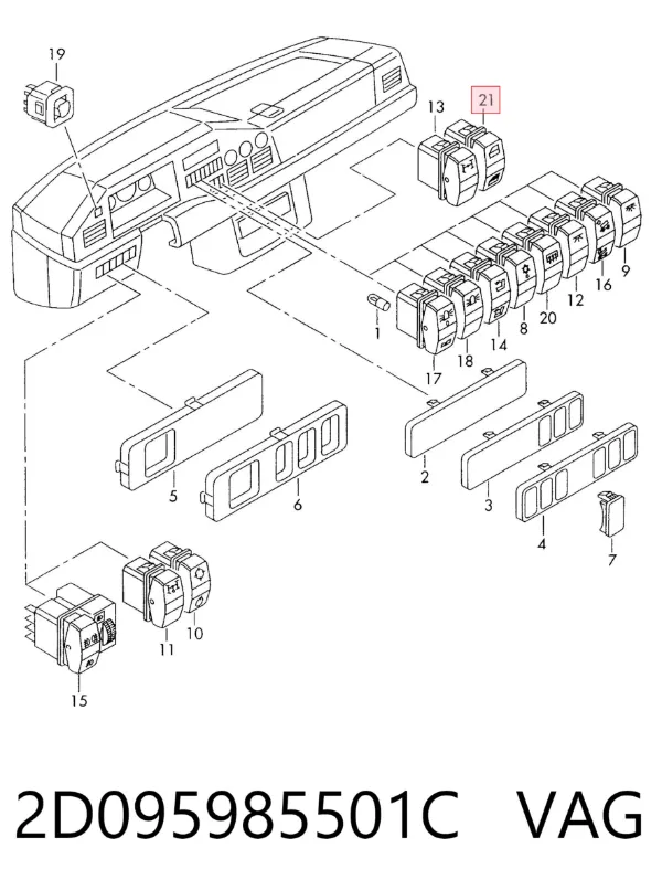  2D095985501C VAG