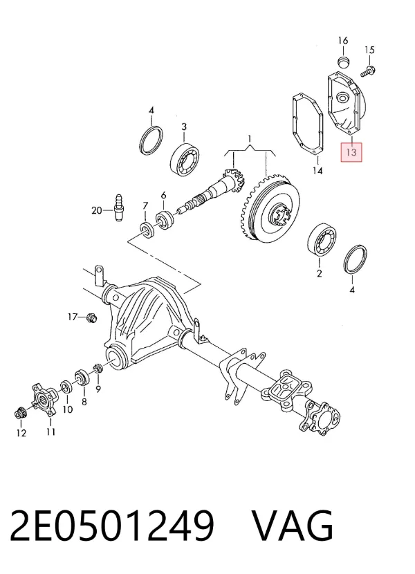  2E0501249 VAG