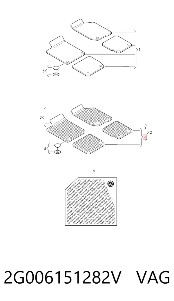  2G006151282V VAG
