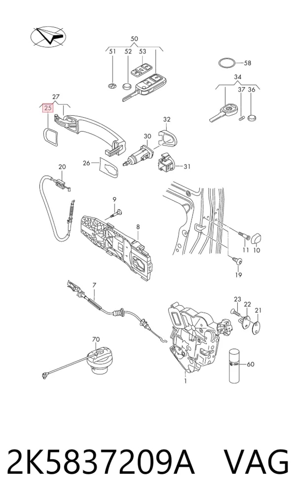  2K5837209A VAG