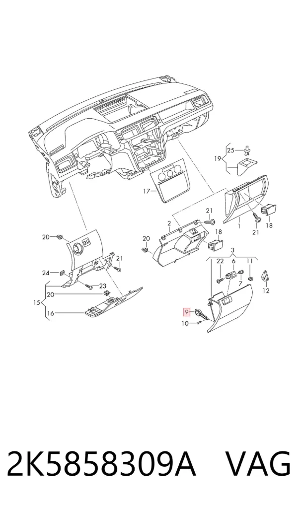  2K5858309A VAG