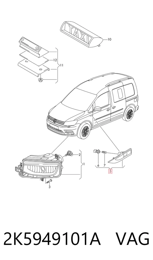  2K5949101A VAG