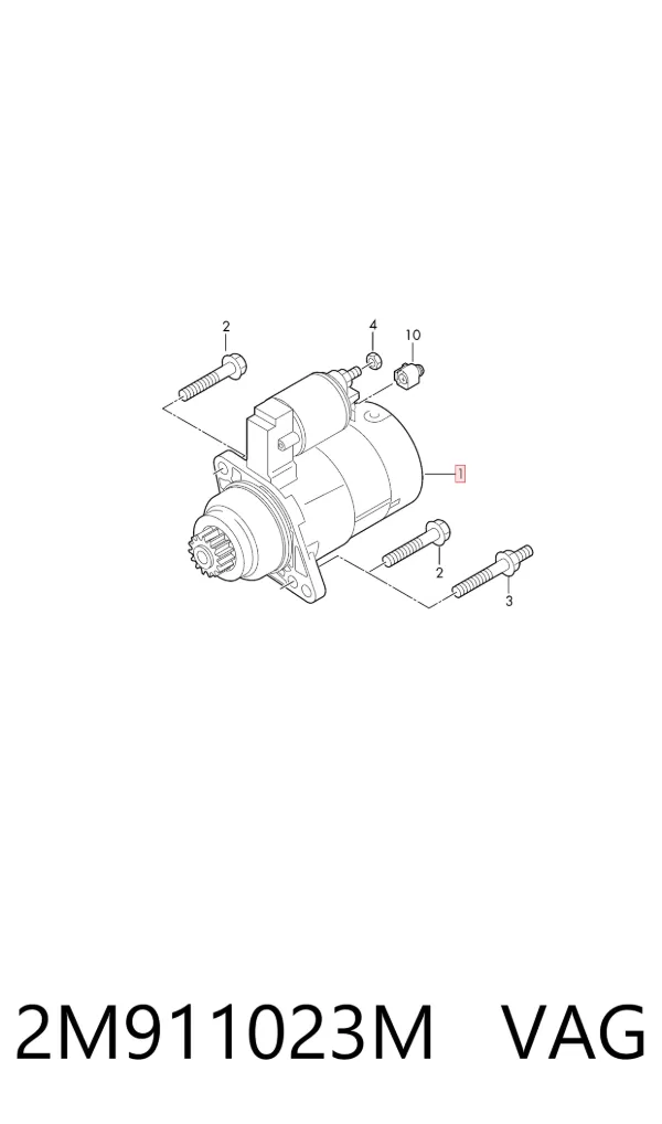 Motor de arranque 2M911023M VAG