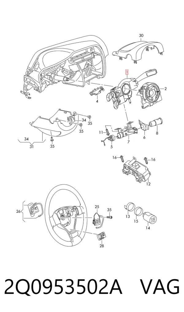  2Q0953502A VAG