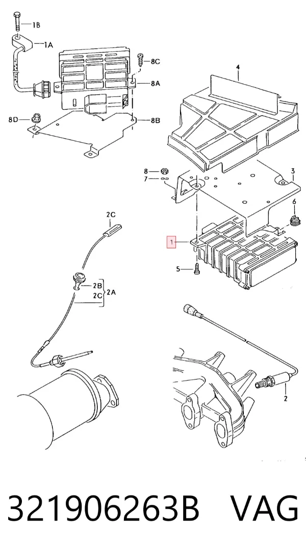 ECU 321906263B VAG