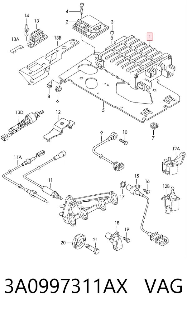 ECU 3A0997311AX VAG