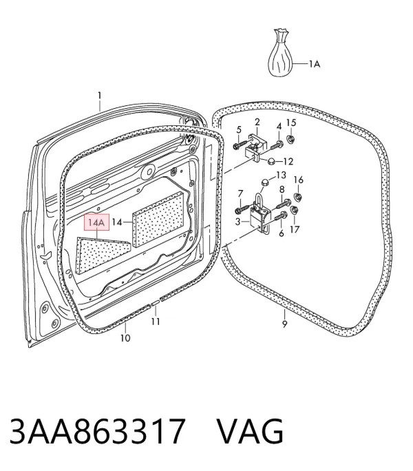  3AA863317 VAG