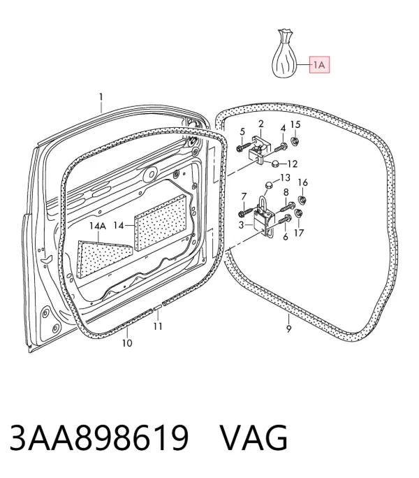  3AA898619 VAG