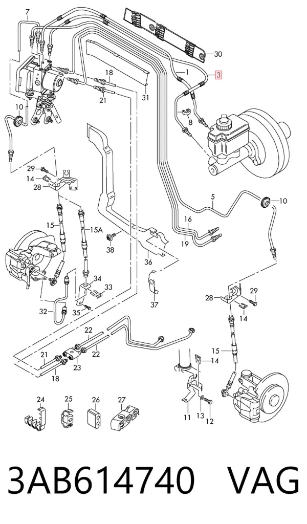  3AB614740 VAG