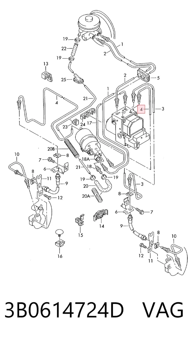  3B0614724D VAG