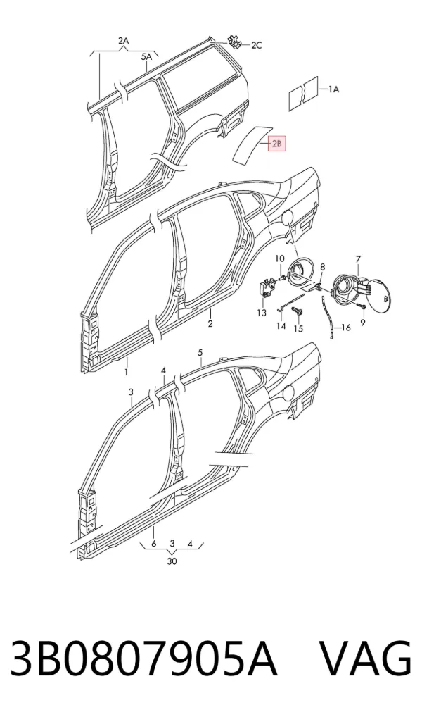  3B0807905A VAG
