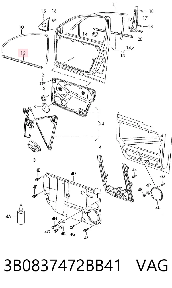  3B0837472BB41 VAG