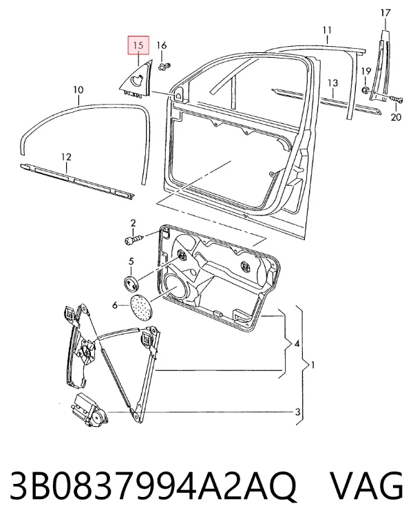  3B0837994A2AQ VAG