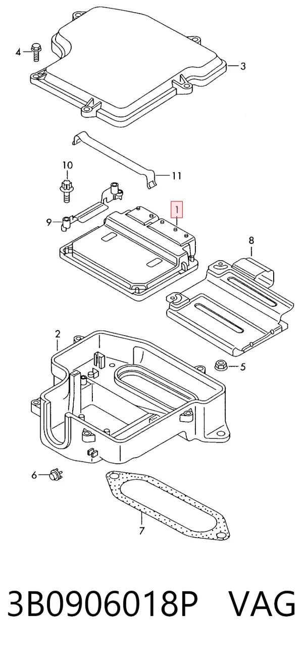 ECU 3B0906018P VAG