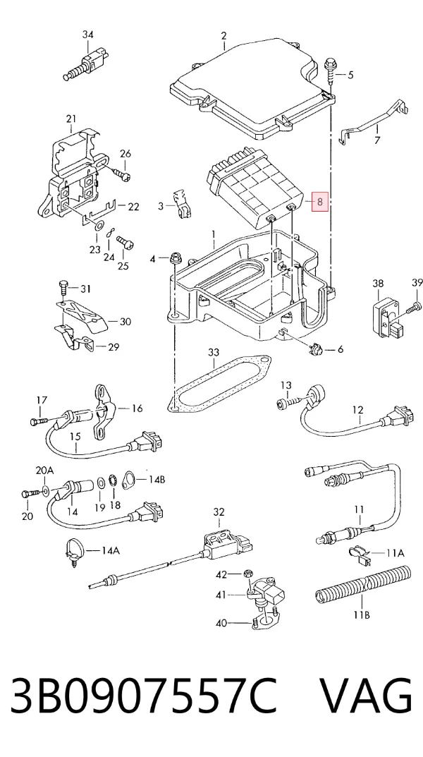ECU 3B0907557C VAG