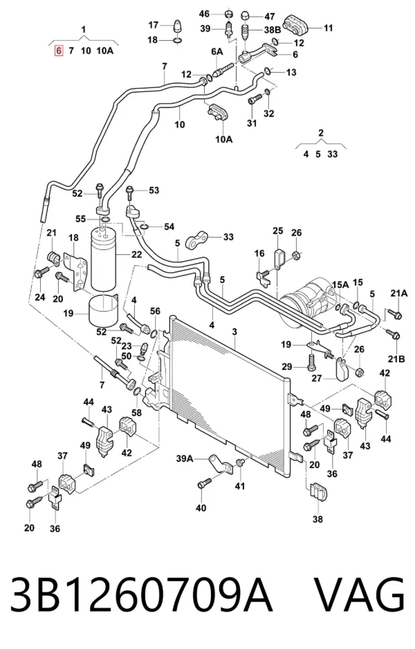  3B1260709A VAG