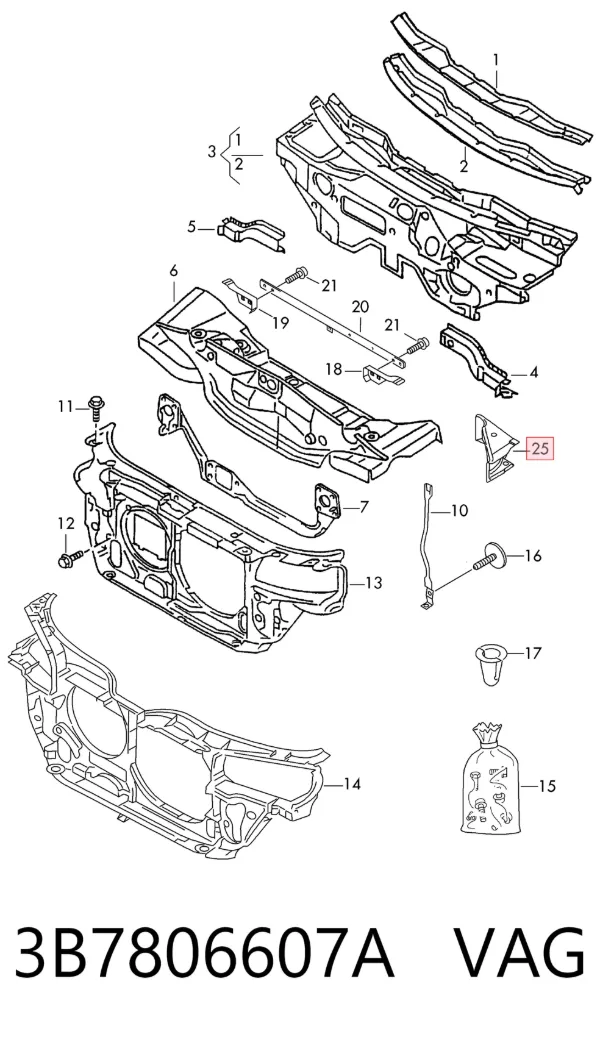  3B7806607A VAG