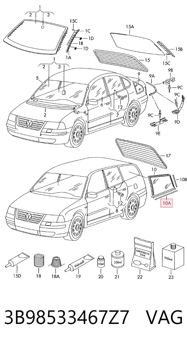  3B98533467Z7 VAG