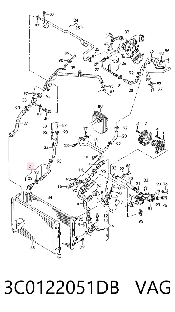  3C0122051DB VAG
