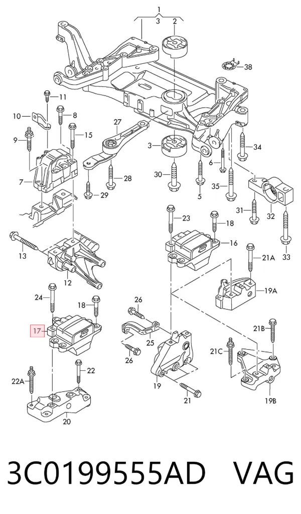  3C0199555AD VAG